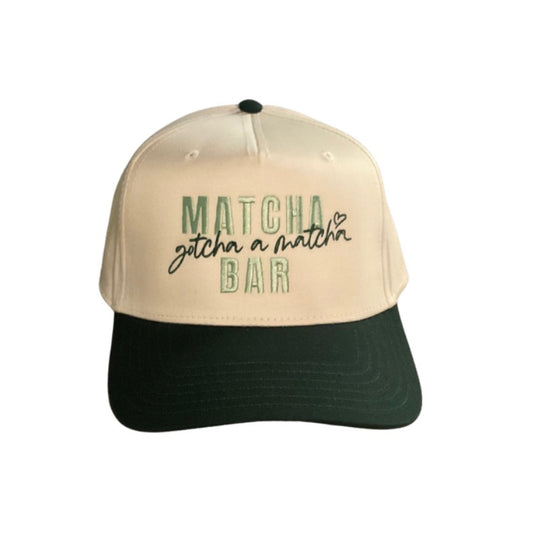 Matcha Bar Embroidered Hat